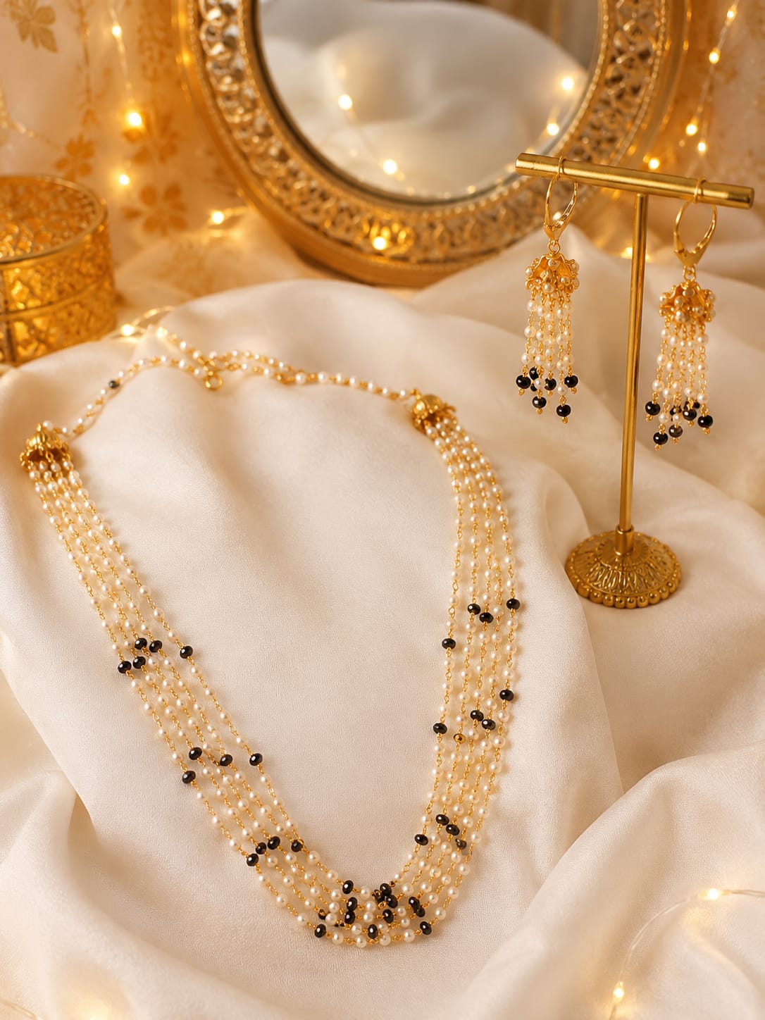 Pearl Drape Set