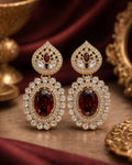 Maharani Ruby Drop Earrings