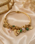 Gypsy Heart Boho Charm Bracelet
