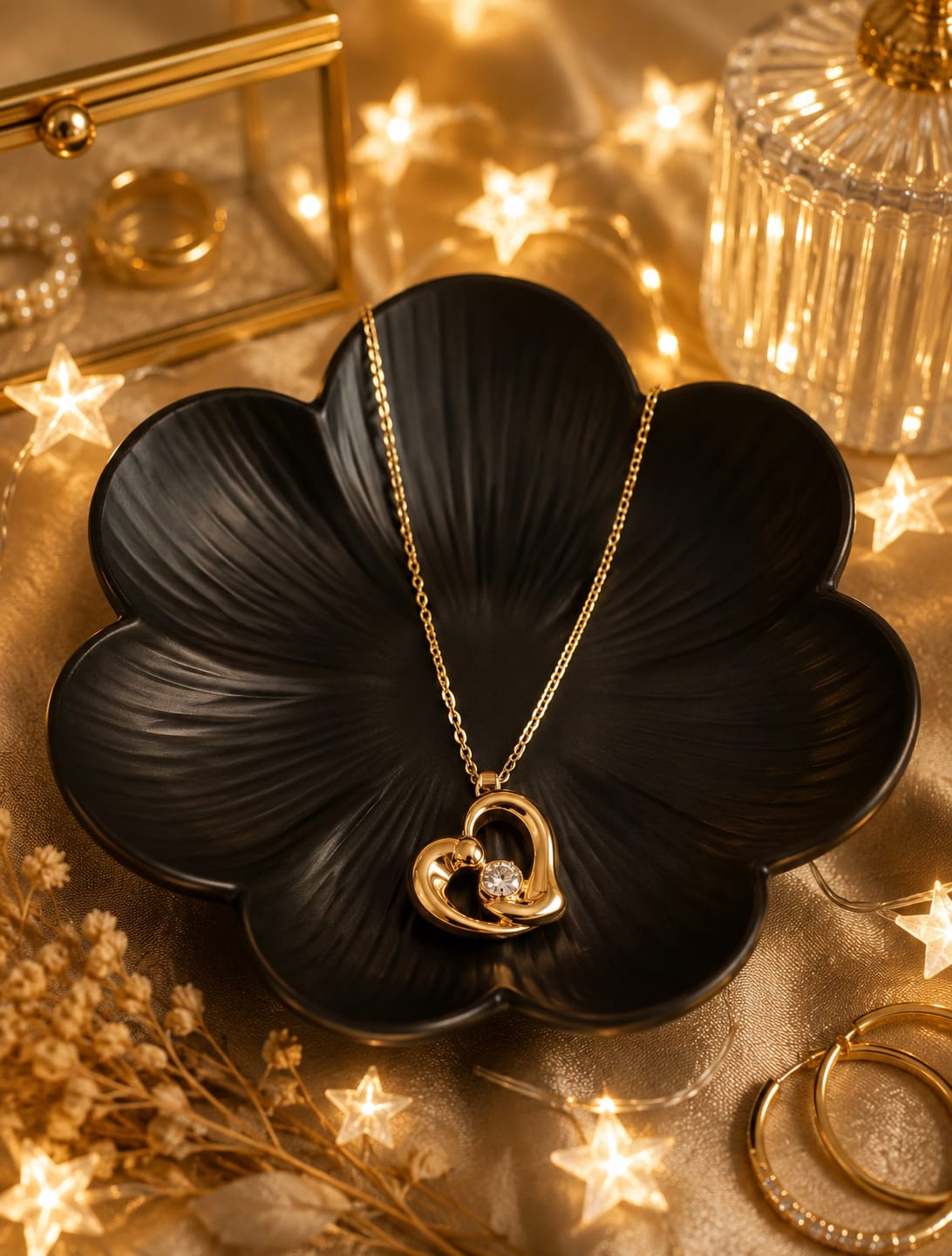 Embrace Heart Pendant Neckpiece