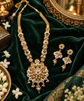 Meenakari Kundan Rajwada Haar Set