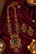 Peacock Kundan Rajwada Haar Set
